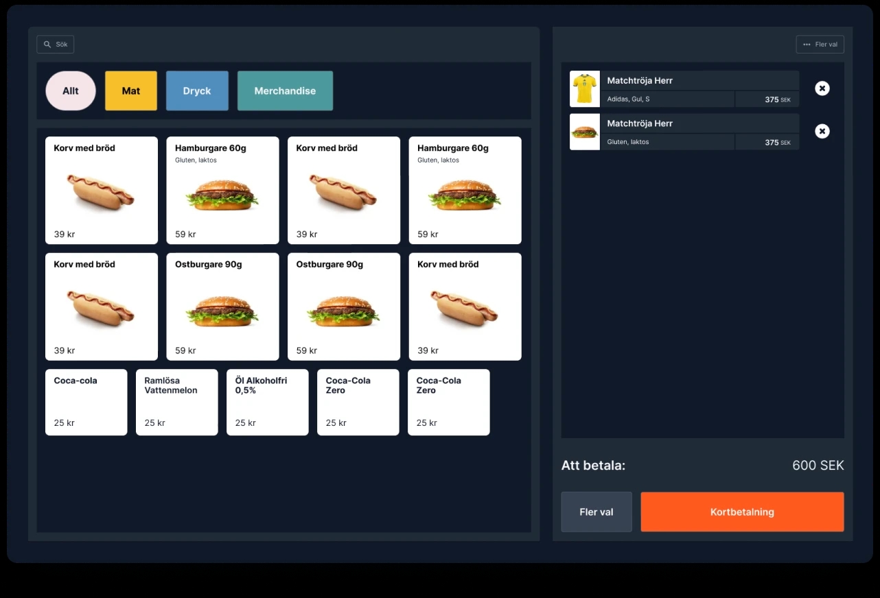 Kiosk mockup